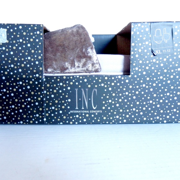 International Concepts Velour Slide Slippers XL - Picture 5 of 6